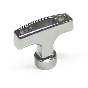 Pull Starter T Handle - Chrome - Click Image to Close