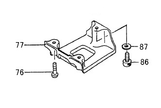 fuel tank support bracket 40cc brace holder mount - Click Image to Close