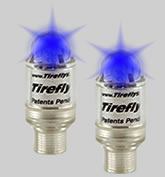 Neon Lighted Valve Caps - BLUE - Click Image to Close