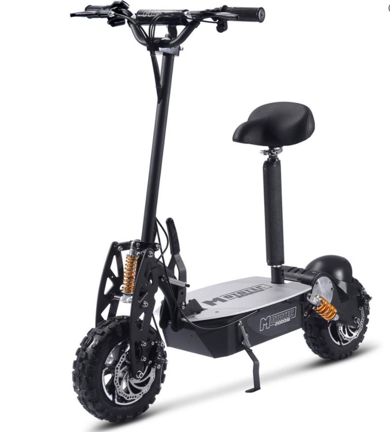 (image for) XTR Comp6 1600w 48v Electric Scooter -DUAL shocks and disc brakes