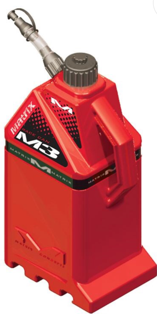 (image for) Matrix M3 Worx Utility Fuel Gas Can Jug 5 gallon RED